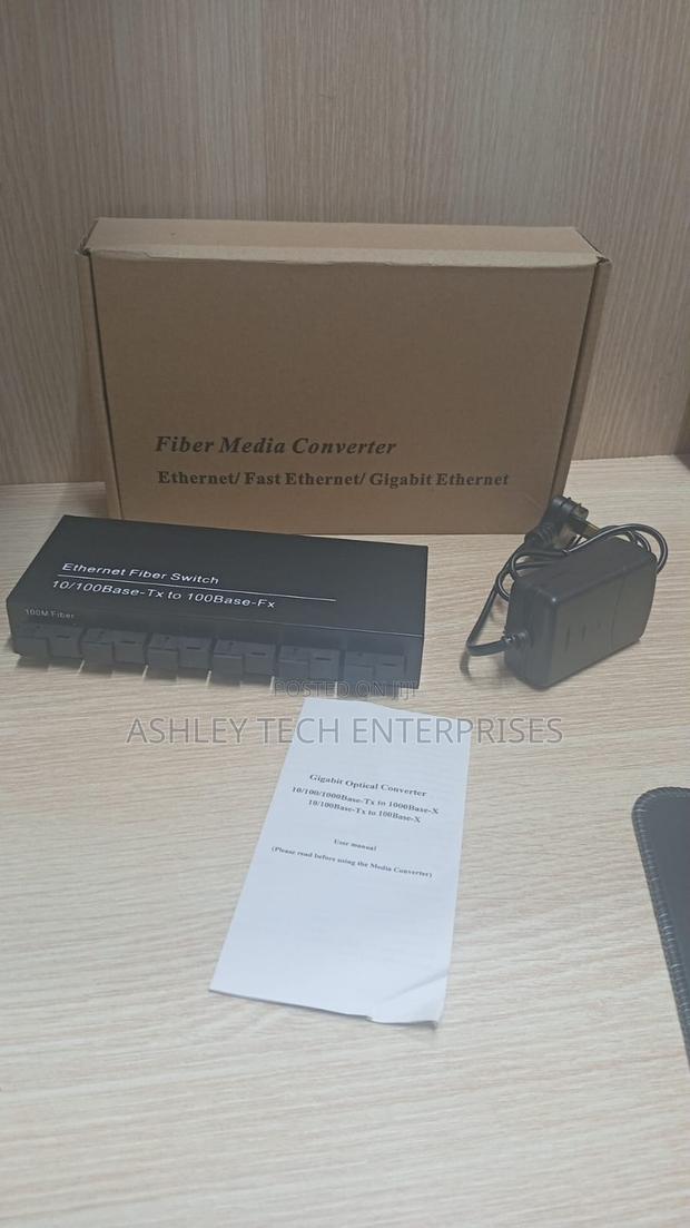 New Ethernet Fiber Switch 6 Port – Gigabit Network Switch - main view