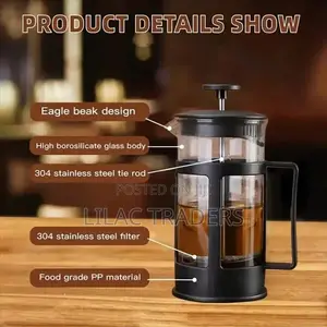 Heat Resistant French Press Coffee Maker