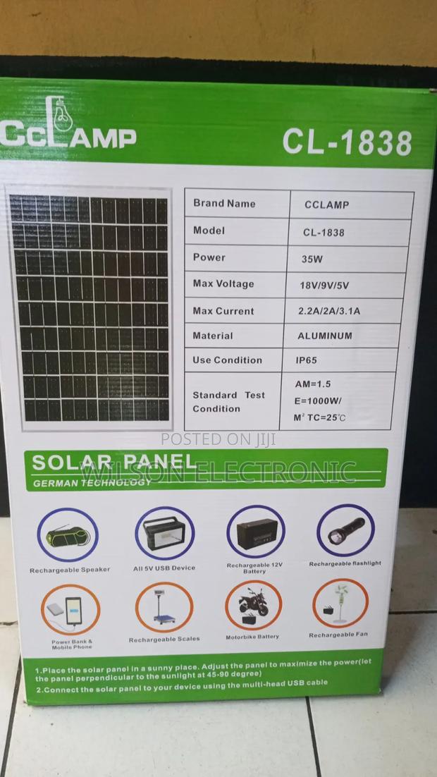 Phone Charging Solar Panels. 12v/ 35w - thumbnail 2
