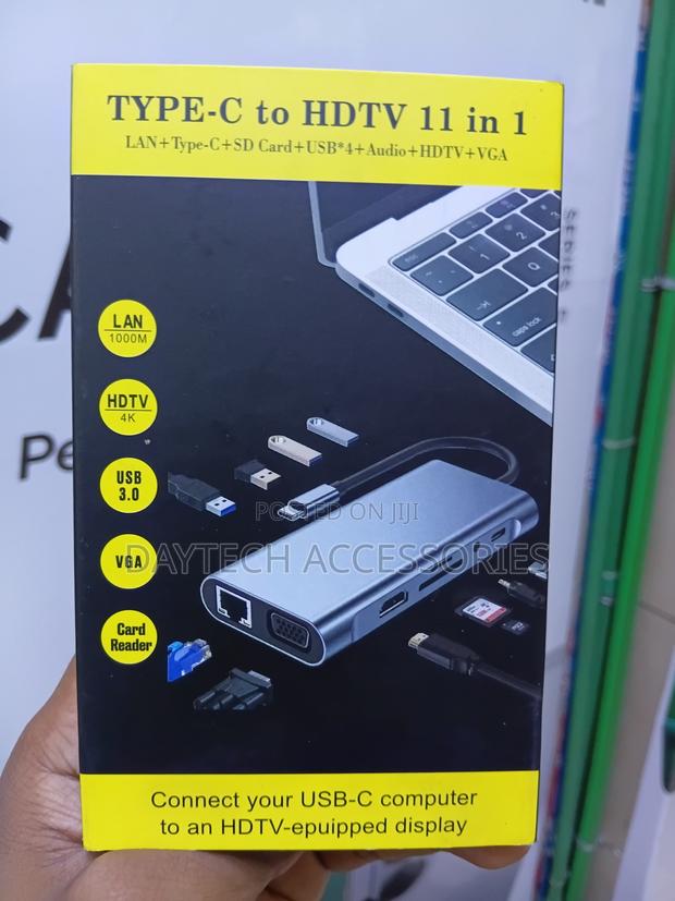 Type-C to HDTV 11-in-1 Multi-Function Dock Station Adapter - thumbnail 2