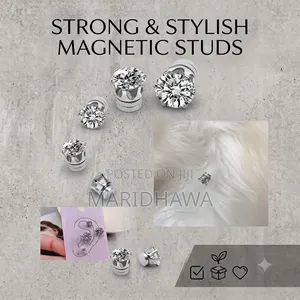 Sparkle Without the Piercing! Strong Stylish Magnetic Studs
