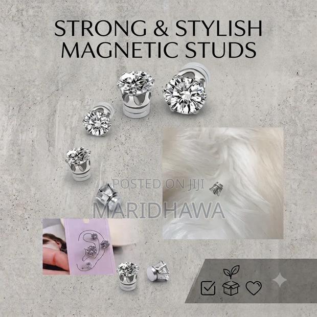 Sparkle Without the Piercing! Strong Stylish Magnetic Studs