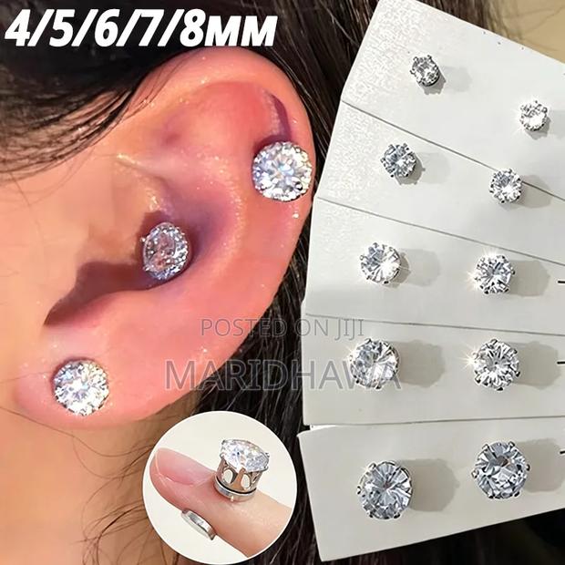 Sparkle Without the Piercing! Strong Stylish Magnetic Studs - thumbnail 5