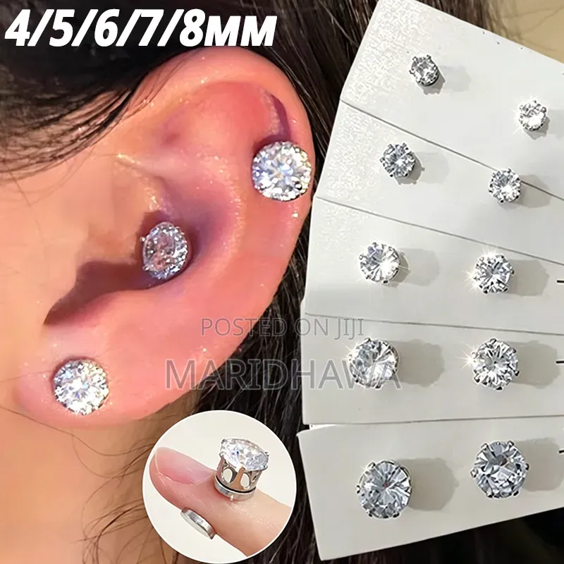 Sparkle Without the Piercing! Strong Stylish Magnetic Studs