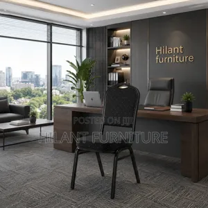 Black Conference Banquet Chair
