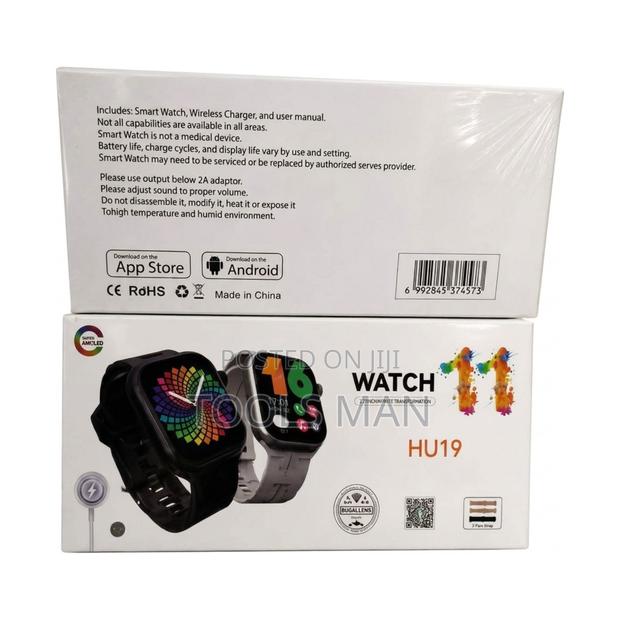HU19 Watch 11 Smart Watch AMOLED Bluetooth Calling