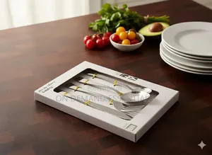 24pc Homier Stainless Cutlery Set