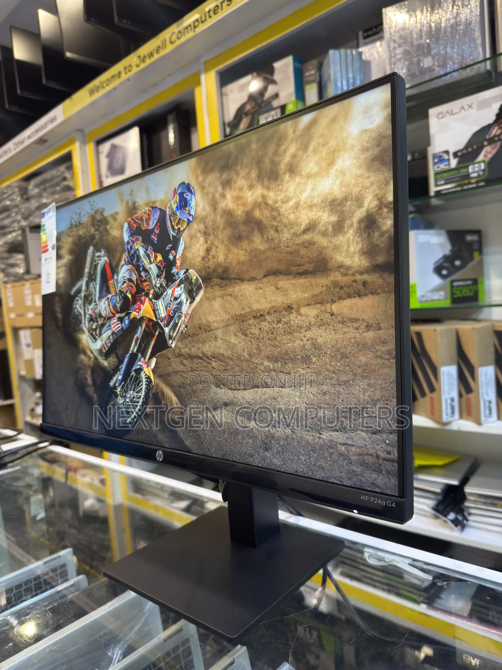 HP P24q G4 24” QHD (2560 X 1440p) IPS Frameless Monitor