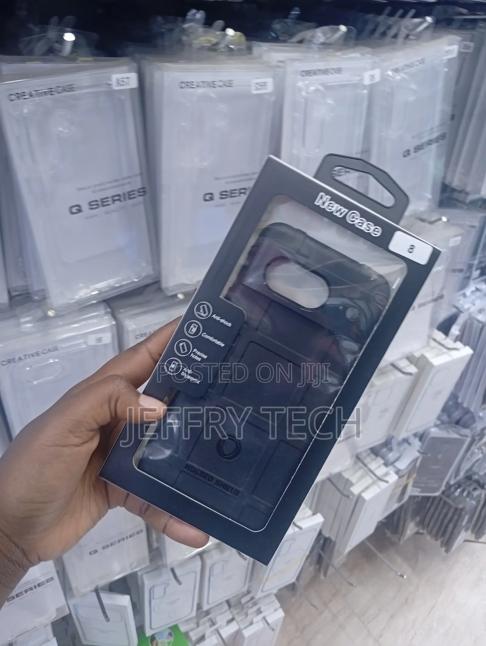 New Case" Rugged Shield Protective Cover for the Google Pixel 8.