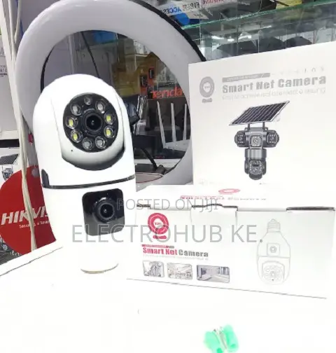 V380Pro WiFi Dual Lens Bulb Camera Indoor Surveillance