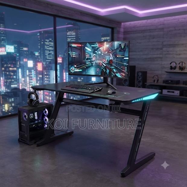 Office Desk; Home Office Standing Gamers Desk - thumbnail 2