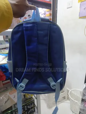 Bold, Blue, and 3D: Stitch Basketball Multi-Pocket Bag