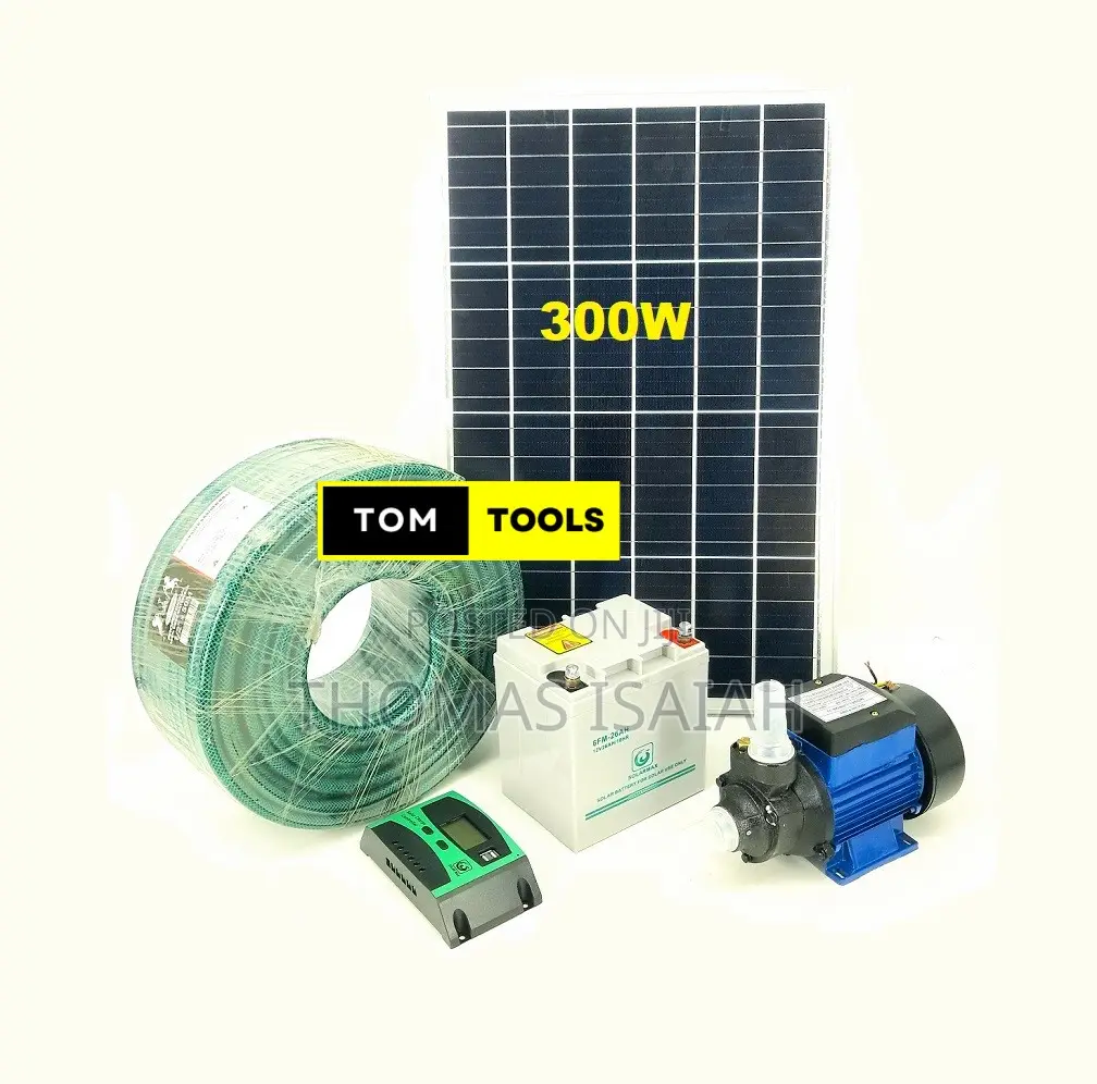 LSWQB12 DC Solar Surface PUMP AND BATTERY Complete Irrigation Kit