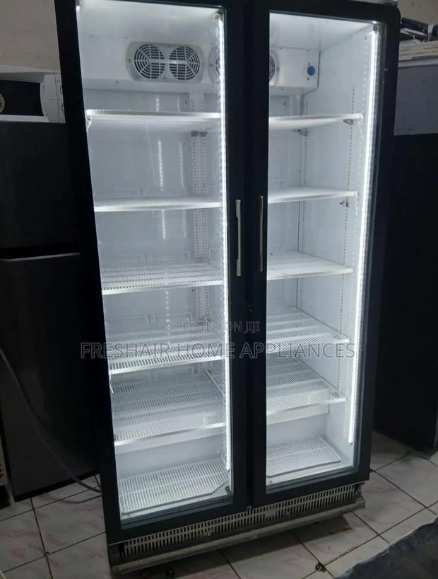Working Newly Used Double Display Fridge