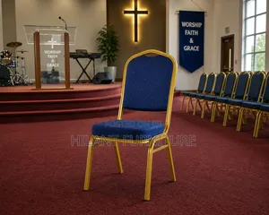 Blue Church Chair