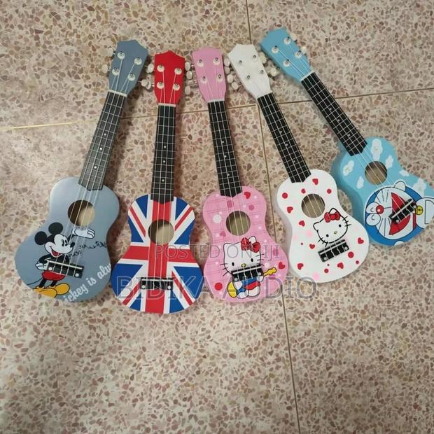 21-Inch Soprano Cartoon Ukuleles for Kids
