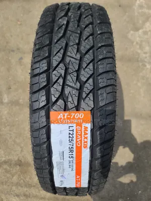 225 /75 R15 Maxxis Tyres Bravo a/T700 All-Terrain Made in Thailand