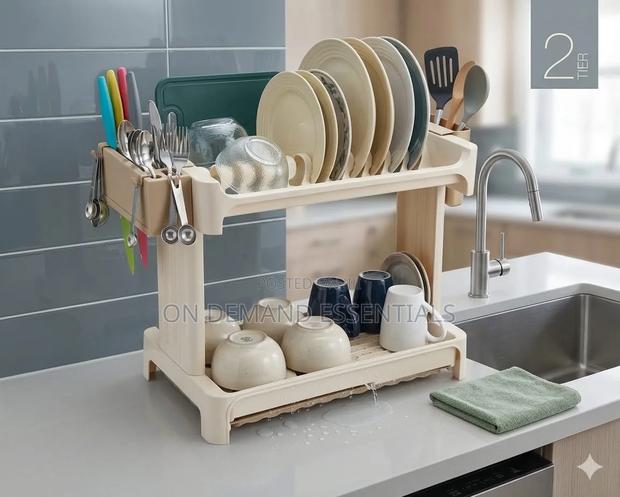 Heavy Duty 2 Layer Dish Drainer - thumbnail 2