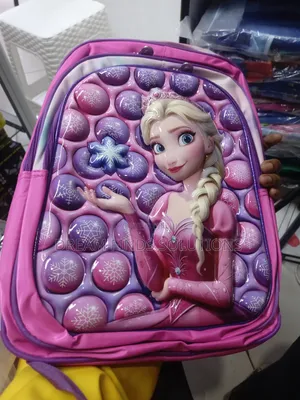 Disney Frozen Queen Elsa 3D Relief School Backpack B