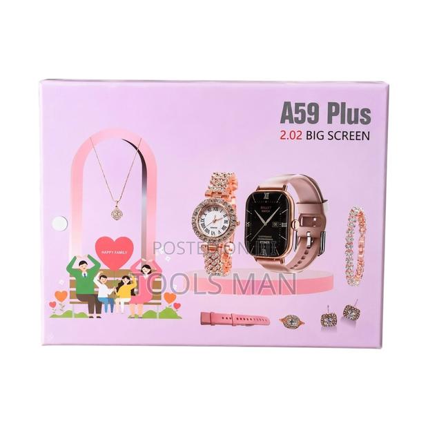 A59 Plus 2.02 Big Screen Smartwatch Gift Set - thumbnail 2