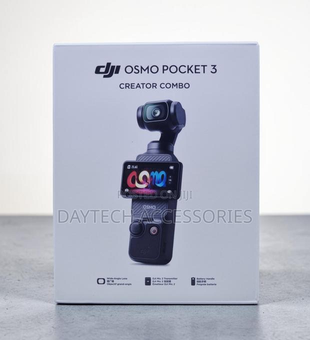 DJI Osmo Pocket 3 Creator Combo a Compact Gimbal Camera Package.
