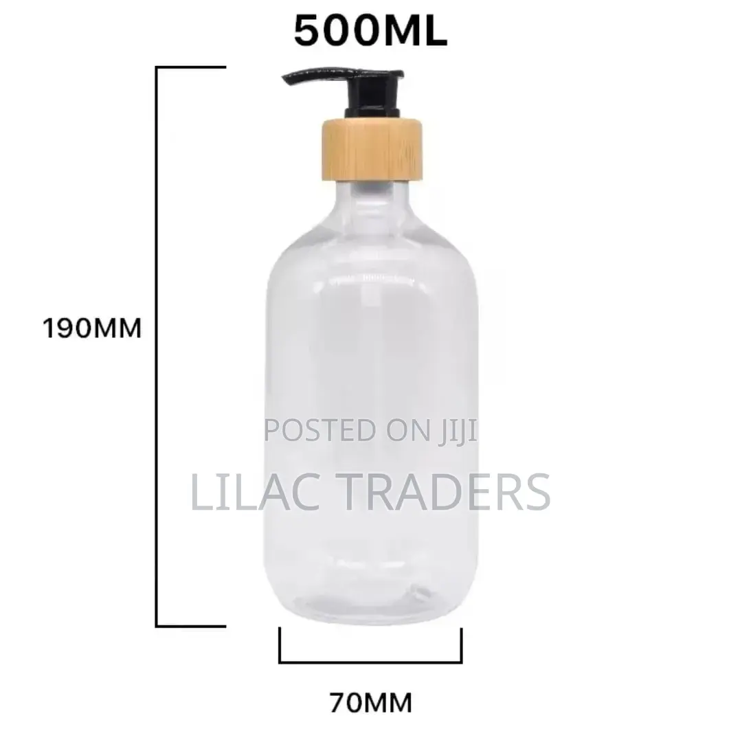 500ml PET Plastic Soap Dispenser Bottles