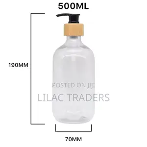 500ml PET Plastic Soap Dispenser Bottles
