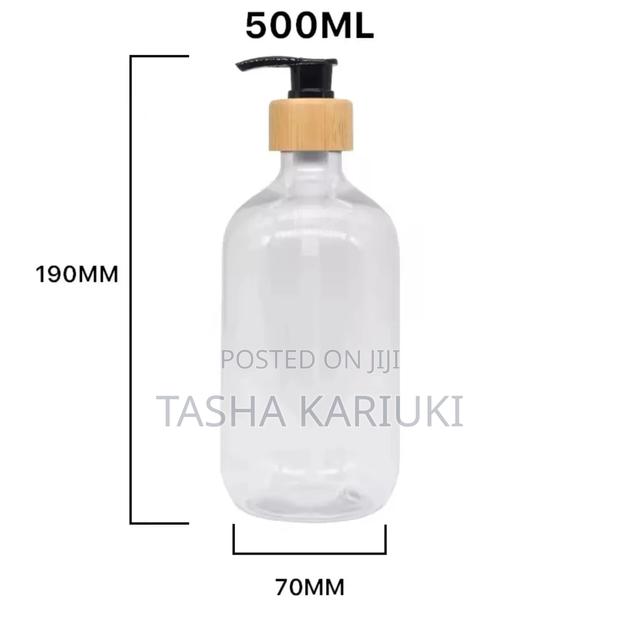500ml PET Plastic Soap Dispenser Bottles - thumbnail 2