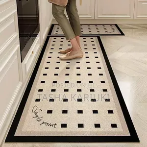 Rubber Bottom Kitchen Mat 2pcs