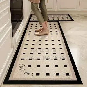 Rubber Bottom Kitchen Mat 2pcs