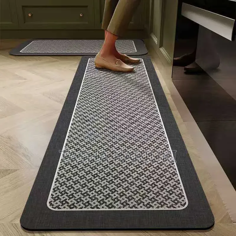 Rubber Bottom Kitchen Mat 2pcs