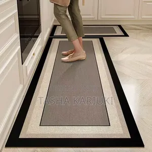 2pcs Rubber Kitchen Mat