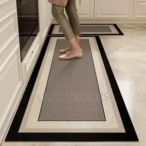 2pcs Rubber Kitchen Mat