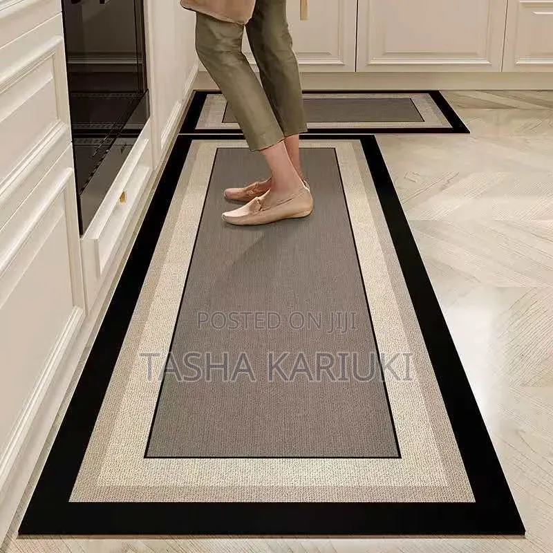 2pcs Rubber Kitchen Mat