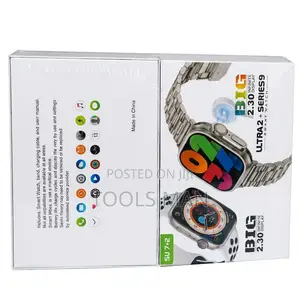 Ultra 2 Series 9 Dual Smart Watch Set SU 7+2 Big 2.30 Display