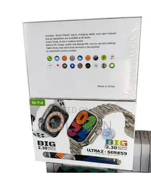 Ultra 2 Series 9 Dual Smart Watch Set SU 7+2 Big 2.30 Display