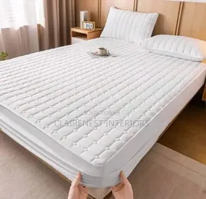 White and Purple 4 Cornered Waterproof Mattress Protectors