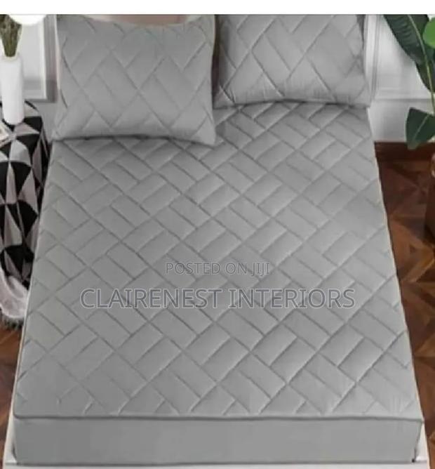 Grey and White Hand Washable Waterproof Mattress Protectors