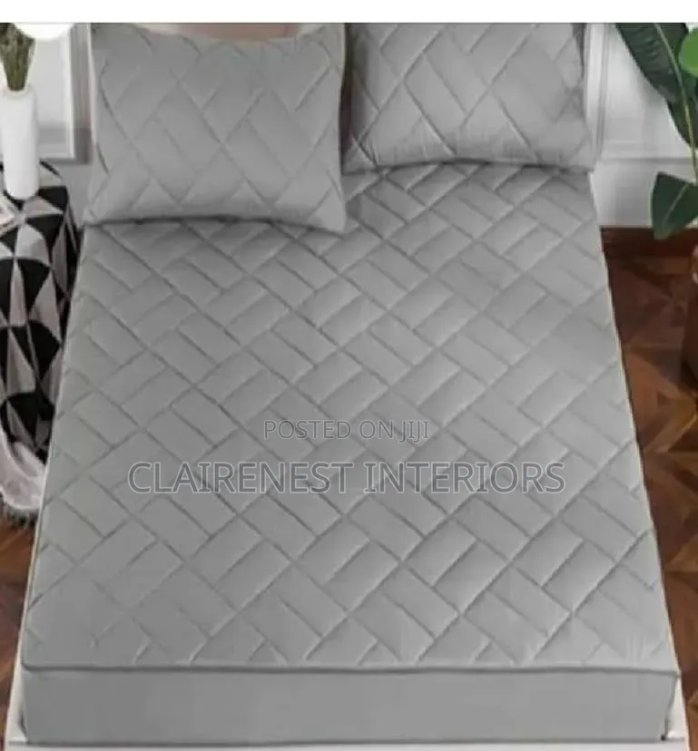Grey and White Hand Washable Waterproof Mattress Protectors
