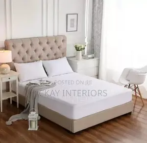 Grey and White Hand Washable Waterproof Mattress Protectors