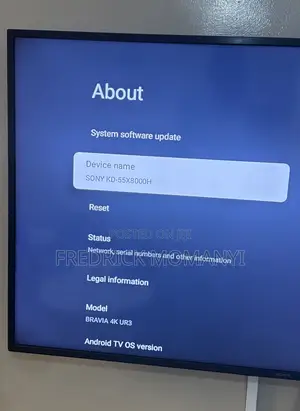 55' Sony Bravia Smart TV Kd-55x8000h