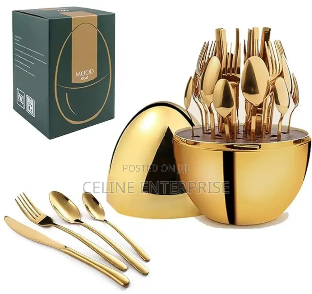 Egg Shaped Cultery Set