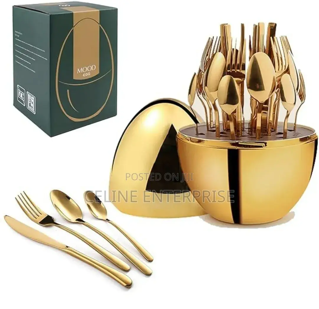 Egg Shaped Cultery Set