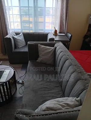 Selling 5 Seater Grey Set of Sofa, Still in Good Condition