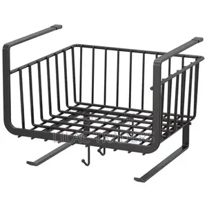 *4 in 1 Metallic Under Shelf Rack With Hooks*
