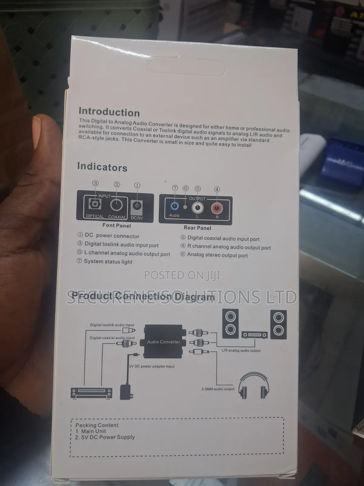 Digital to Analog Audio Converter (DAC)