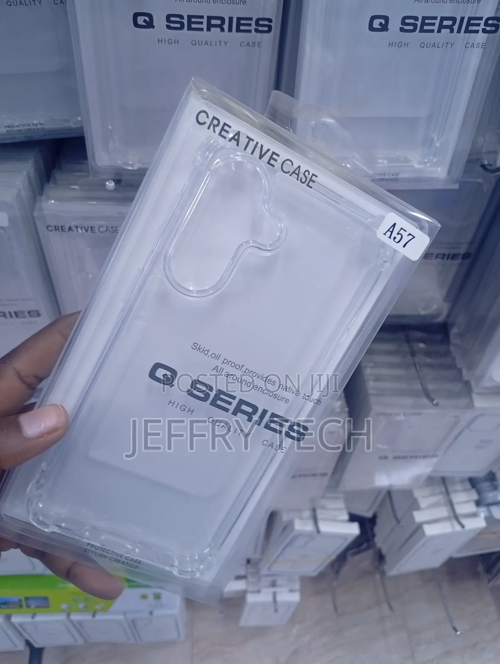 Samsung Galaxy A57 Creative Case Q Series -Transparent