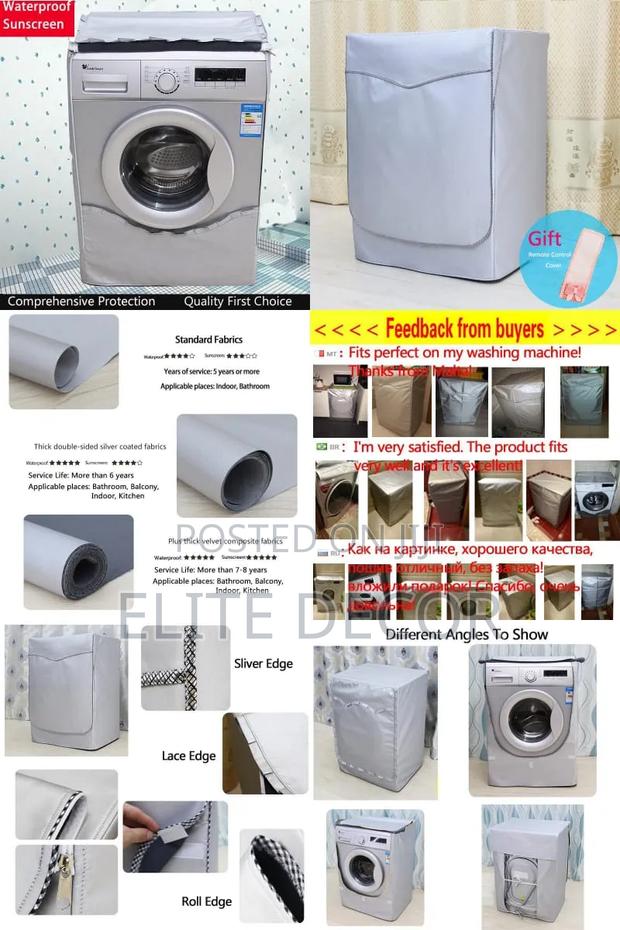 Universal Washing Machine Cover Organizer – Fits Up to 12KG Front
