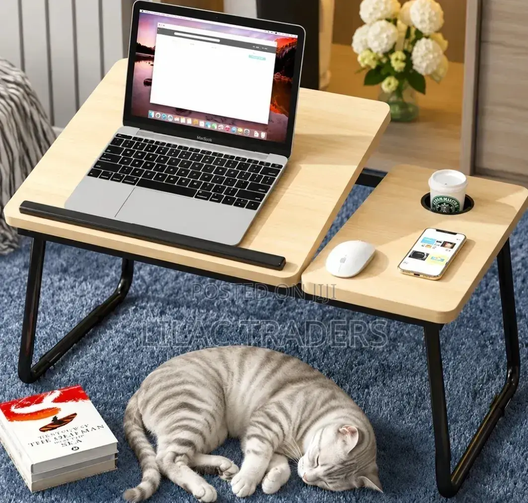 *Adjustable Tilting Laptop Folding Table Stand Desk Bed Table