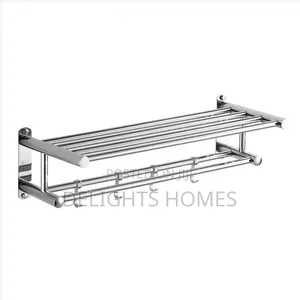 Heavy Duty Bathroom Wall Mounted Towel Rack_tt